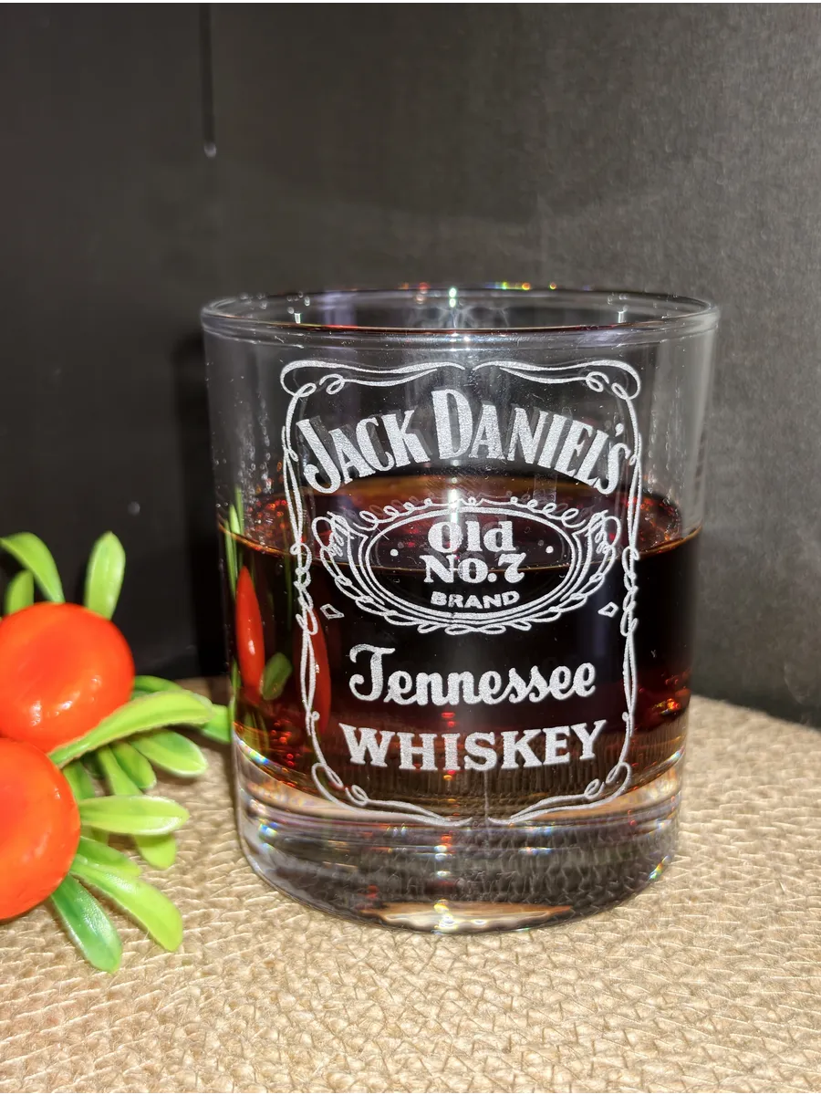 Стакан с гравировкой "JACK DANIEL'S" — фото 1
