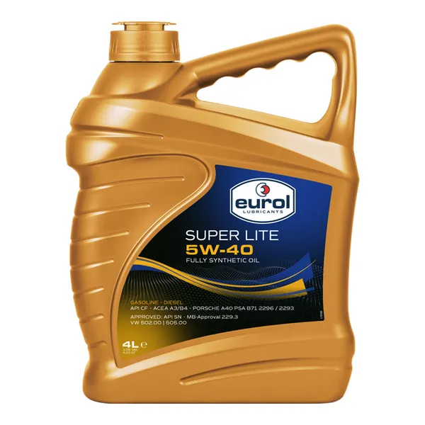 Eurol Super Lite 5W-40 API SN/CF ACEA A3/B4 4л. — фото 1