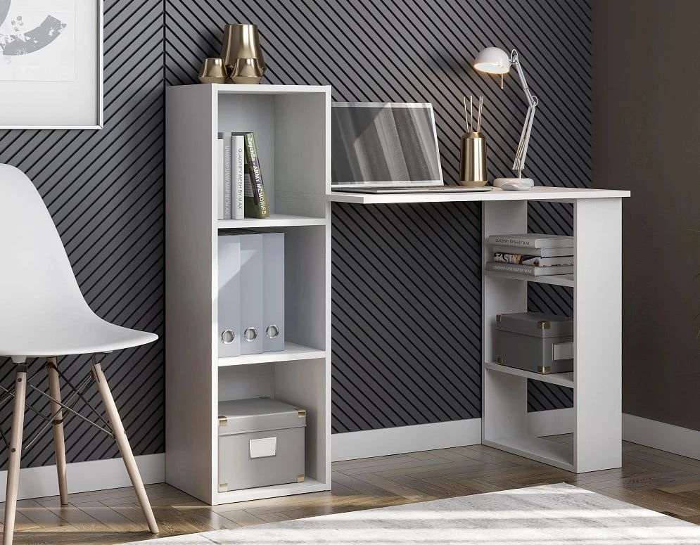 Стол компьютерный "СТК 1" Белый — фото 1