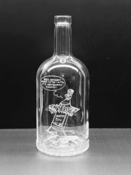 Бутылка с гравировкой "Самогон - гармонь", 0.5 л