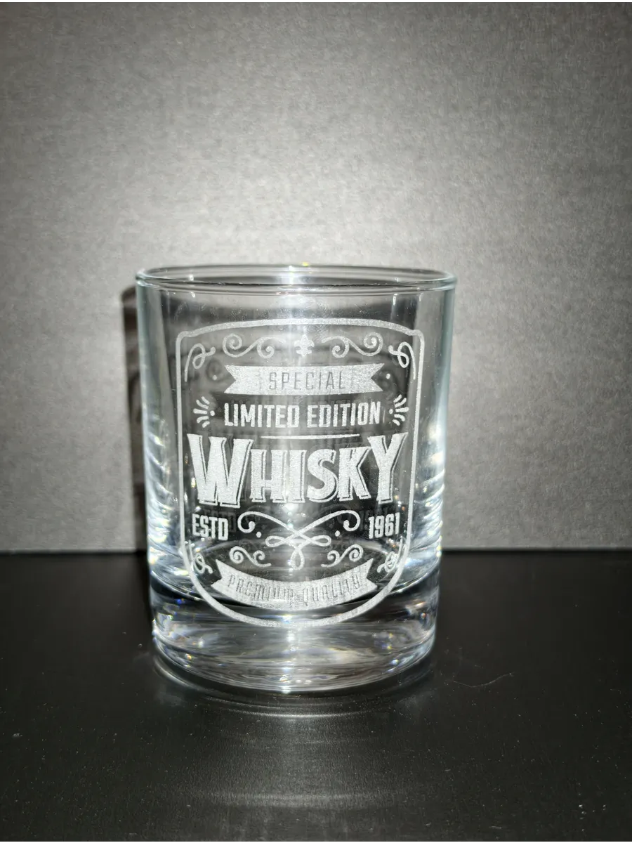 Стакан для виски с гравировкой "WHISKY", 225мл — фото 1