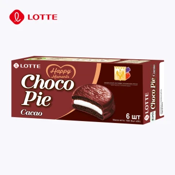 Лотте Чокопай Какао 6 шт